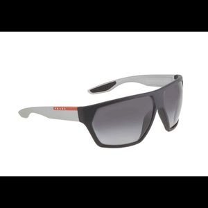 Prada Linea Rossa Active Grey Gradient Polarized Sport Men's Sunglasses
